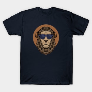 Cool Lion Head T-Shirt